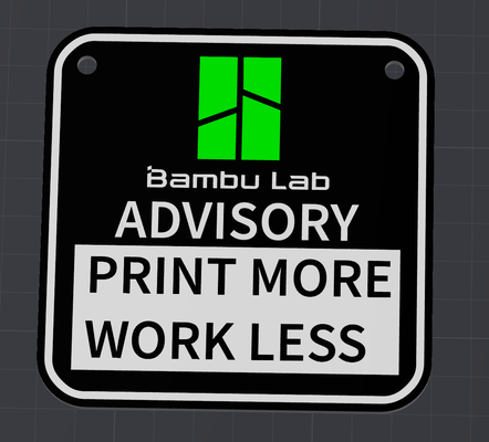 bambu laboratuar danışma by yazdırmayı ara sanat işaretler logolar my işaret logo 3d print model - Mito3D