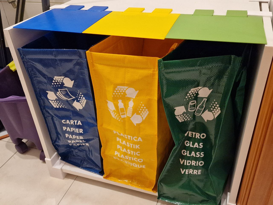 meubles recyclage sacs assemblée vis by josuanbn loisir diy impression in endroit recyclebin 3d print model - Mito3D