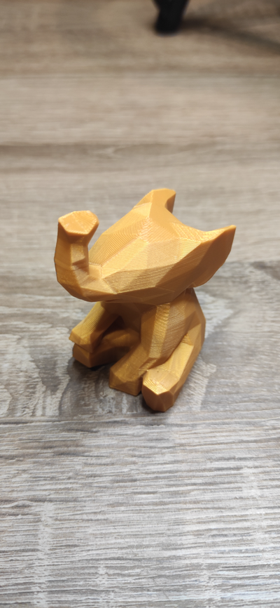 lowpoly elephant by carlson art models poly decor housedecor 3d print model - Mito3D