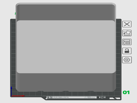 grillefinity poubelle 4x4x6 by modèles outils organisateurs 3d print model - Mito3D