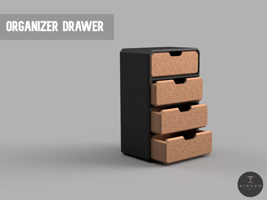 organisateur tiroir by vixvvo 3d ménage bureau petit 3d print model - Mito3D