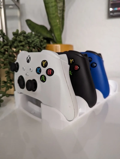 xbox one series x s controller stand - triple remixed by ntalekt tools organizers organizer xboxcontroller 3d print model - Mito3D