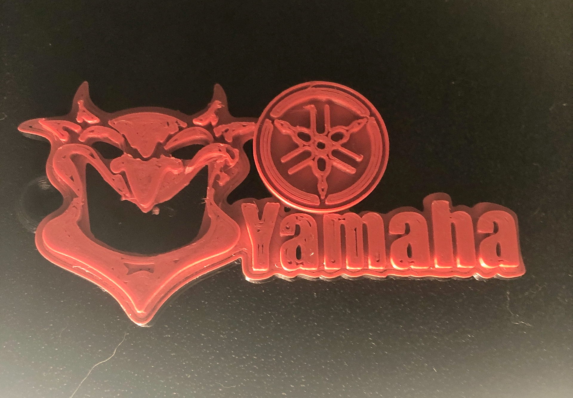 yamaha clé bague by fpv mouche art panneaux logos 3D print model - Mito3D