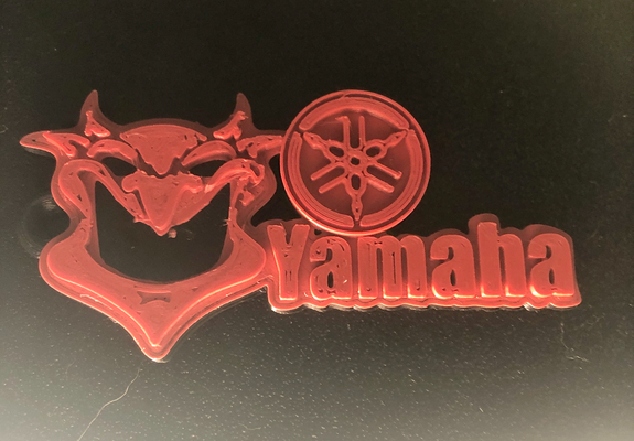 yamaha key ring by fpv fly art signs & logos 3d print model - Mito3D