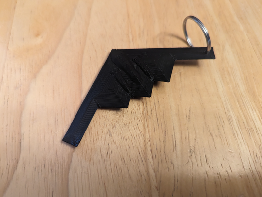 b2 spirit stealth bomber keychain by m of wi tools hand airplane model accessories accessory airforce 3d print model - Mito3D