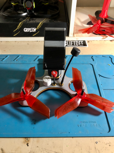 zangão ficar pé detém nozes parafusos adereços antena drone by fpv voar passatempo faça rc 3d print model - Mito3D