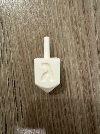 dreidel arrondi by ginteréthan jouets jeux hanoukka 3d print model - Mito3D