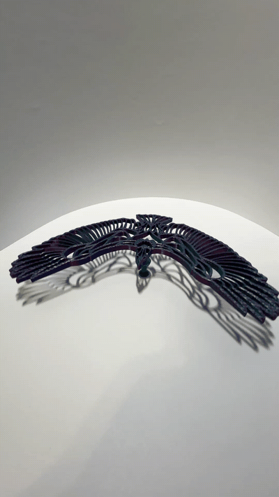 équilibrage oiseau push pin aigle by cjbienvenue art modèles équilibre élégant punaise volant animal mobile 3d print model - Mito3D
