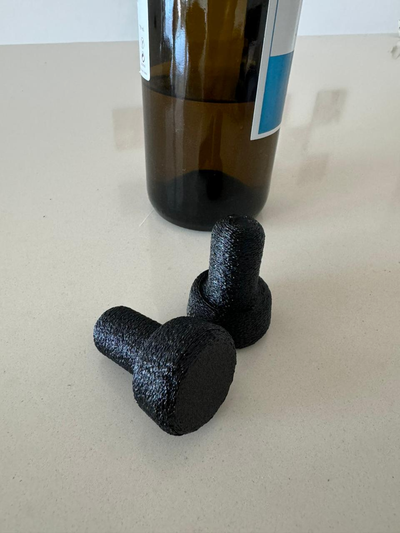 wife's wine bottle cork by 19evdominta3 household house models winebottle 3d print model - Mito3D