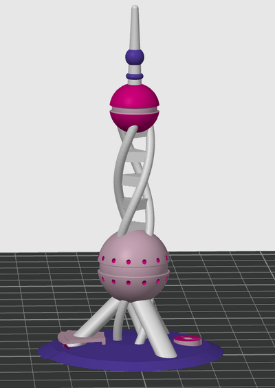 an polypearl tower remixed by guiguinewman 3d printer test models 3d print model - Mito3D