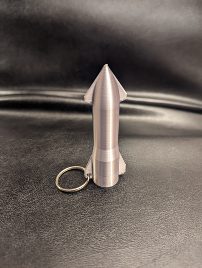 spacex vaisseau spatial porte clés by of wi outils main espace lancement fusée accessoire 3d print model - Mito3D