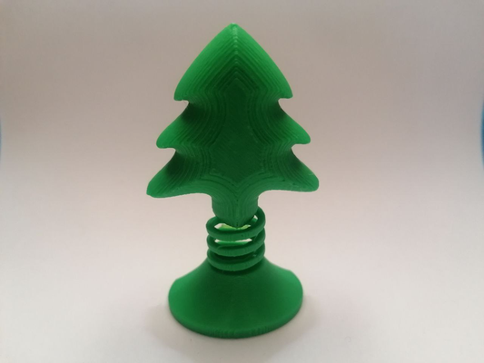 chritsmas albero bobblehead by camillabertrand domestico festività natale decorazione ornamento 3d print model - Mito3D