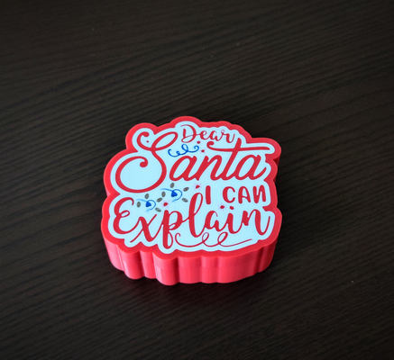 santa i can explain box by archork household festivities xmas christmas 2023 2024 santaclaus lid decorate giftbox gift 3d print model - Mito3D