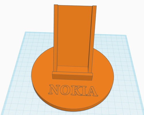 nokia 1110 stoj nek stand by pestlcz hobby & diy electronics stojanek nokia1110 3d print model - Mito3D