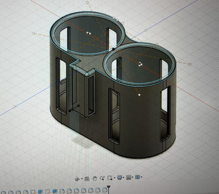 bebida cinto camarada 2 by joshua loebenberg2 ferramentas aparelhos porta latas acessórios suporte 3d print model - Mito3D