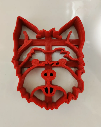 dog cookie cutter by d onsnou household pets 3d print model - Mito3D