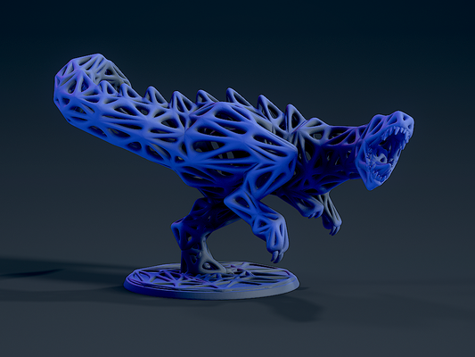mesh raptor by minishev miniatures creatures 3d print model - Mito3D