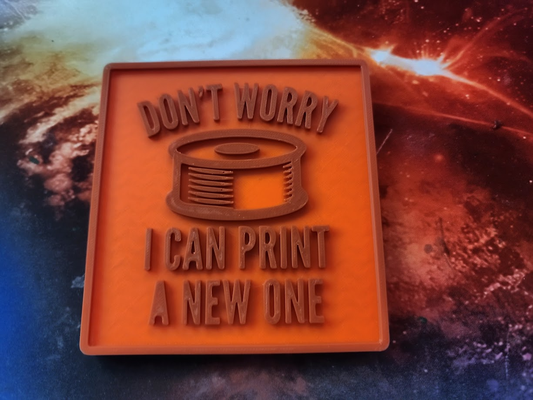 worry i bring a one - sign by simplymark8 art signs & logos printers 3d print model - Mito3D