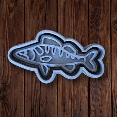 zander biscoito cortador by imprimir design casa modelos peixe 3d print model - Mito3D