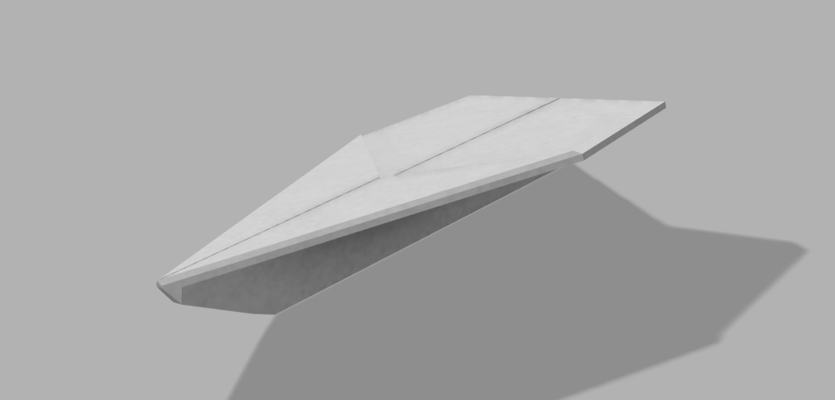 papel avião als dekoration by 3dprintcess passatempo faça veículos avião aviador flougzeug modelo 3d print model - Mito3D