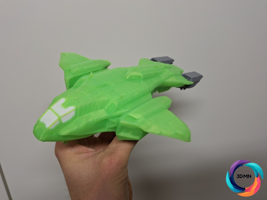 hale pelikan ams hazır yeniden karıştırılmış by 3dmn sanat modeller oyun xbox 3 uçak uçmak eğlence model renkli düzenleme nostalji 3d print model - Mito3D