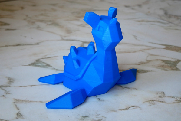 lowpoly lapras pokémon by glatt spielzeuge spiele zeichen pikachu spielzeug wasser niedlich 3dprintable druckbar einfach 3d print model - Mito3D