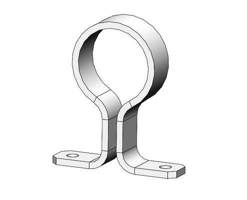 tubulação grampo by comi ferramentas organizadores tubo suporte círculo 3d print model - Mito3D