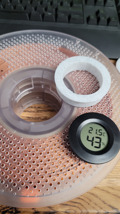 insert bambu spool moisture meter by achimque 3d printer accessories ring adapter 3d print model - Mito3D