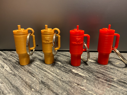 stanley vaso taza llavero by cloqueo miniaturas ctanleycup stanleytumbler yeti hielo miniatura 3d print model - Mito3D
