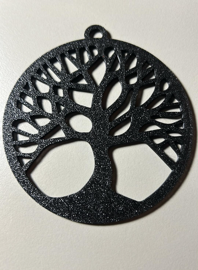 charme arbre of vie by art 2d clé accessoire chaîne chaînes cadeau noël 3d print model - Mito3D