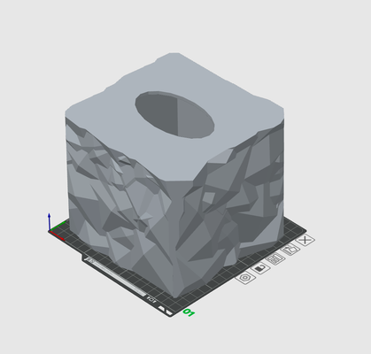 tecido box designed sopro by ashrupert casa modelos caixa 3d print model - Mito3D