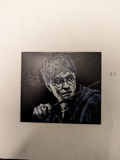 harry potter character hueforge by papa emeritus iv art 2d book snitch hue forge remote multi colo color print printing painting layer change height test 3d print model - Mito3D