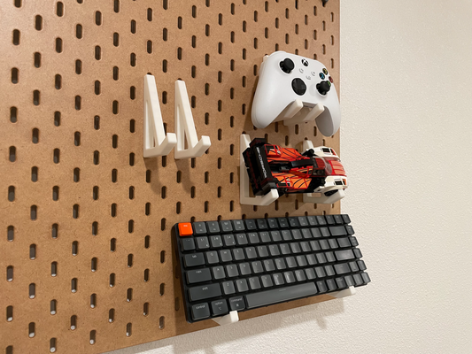 ikea pegboard görüntüle kanca by sven97 ev halkı ofis kayaklar aksesuarlar 3d print model - Mito3D