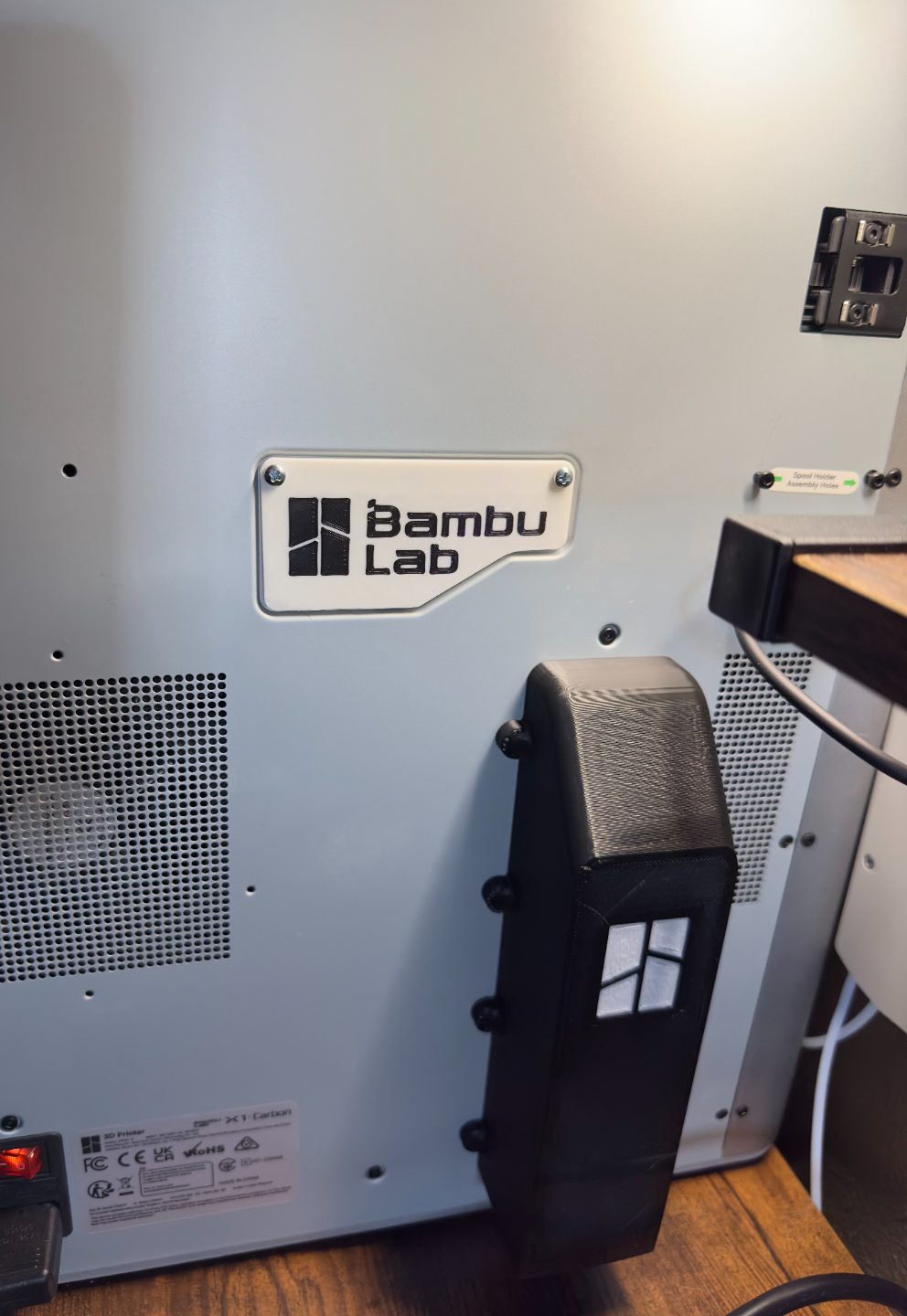 bambu lab ams buffer coverplate remixed by jjdavis1981 3d printer parts amsbuffer 3D print model - Mito3D