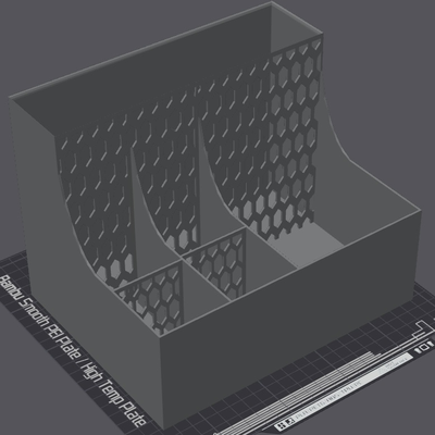 basit sıra organizatör uyuyor dina4 kağıt by alexander feldhaus araçlar organizatörler 3d print model - Mito3D