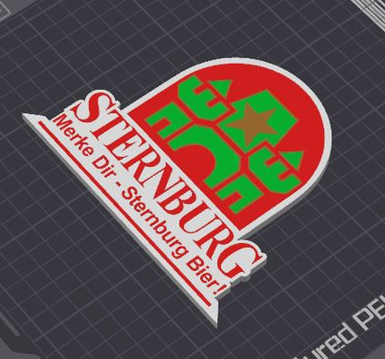 esternoburgo esquife logotipo tabela ficar pé by 5kyrunn3r arte sinais logotipos placa prato plano cerveja ams pronto 3d print model - Mito3D