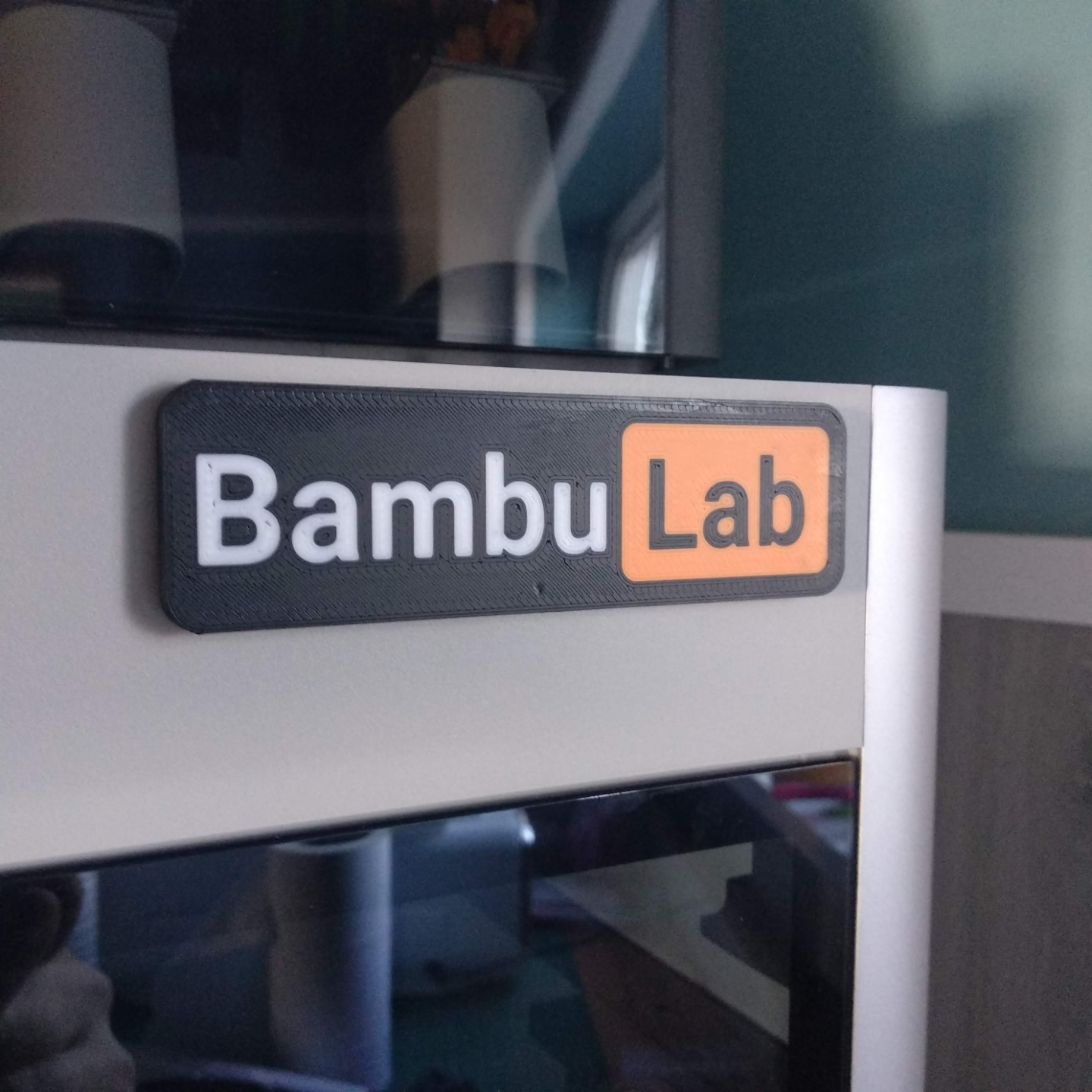 bambu lab alternative logo by neddy990 3d printer accessories bambulab funny amusing hub x1c accessory p1s p1p 3D print model - Mito3D