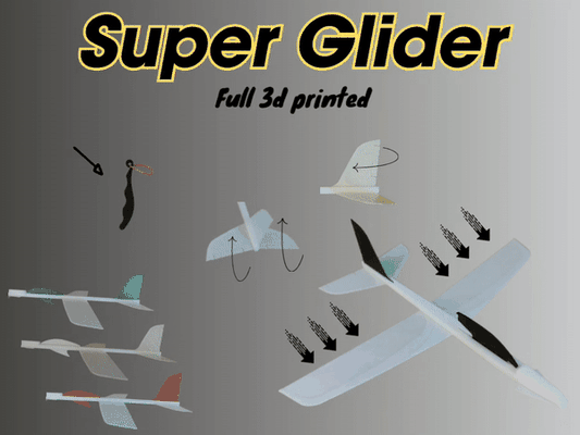 super glider by dieggs toys & games outdoor 3d print model - Mito3D