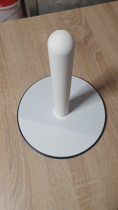 paper towel holder by golem671 household house models kitchen papertowel 3d print model - Mito3D