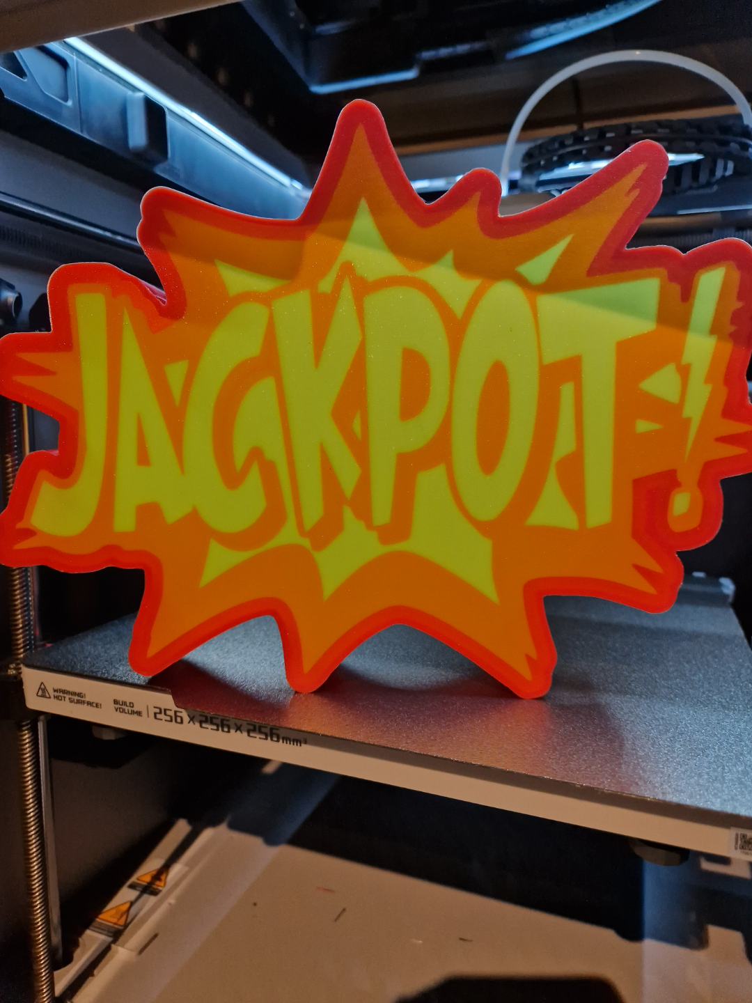 jackpot licht box by 3dgifts be kunst zeichen logos leuchtkasten logo kasino 3D print model - Mito3D