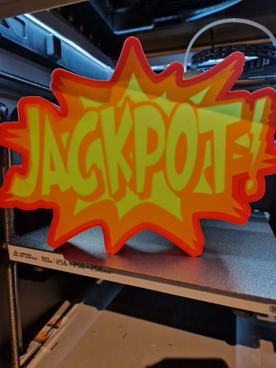 jackpot licht box by 3dgifts be kunst zeichen logos leuchtkasten logo kasino 3d print model - Mito3D