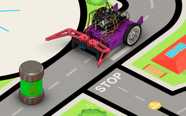 bilby batteria vaso by si sistemerà passatempo fai robotica crollare pinza coperchio multicolore robot filo 3d print model - Mito3D