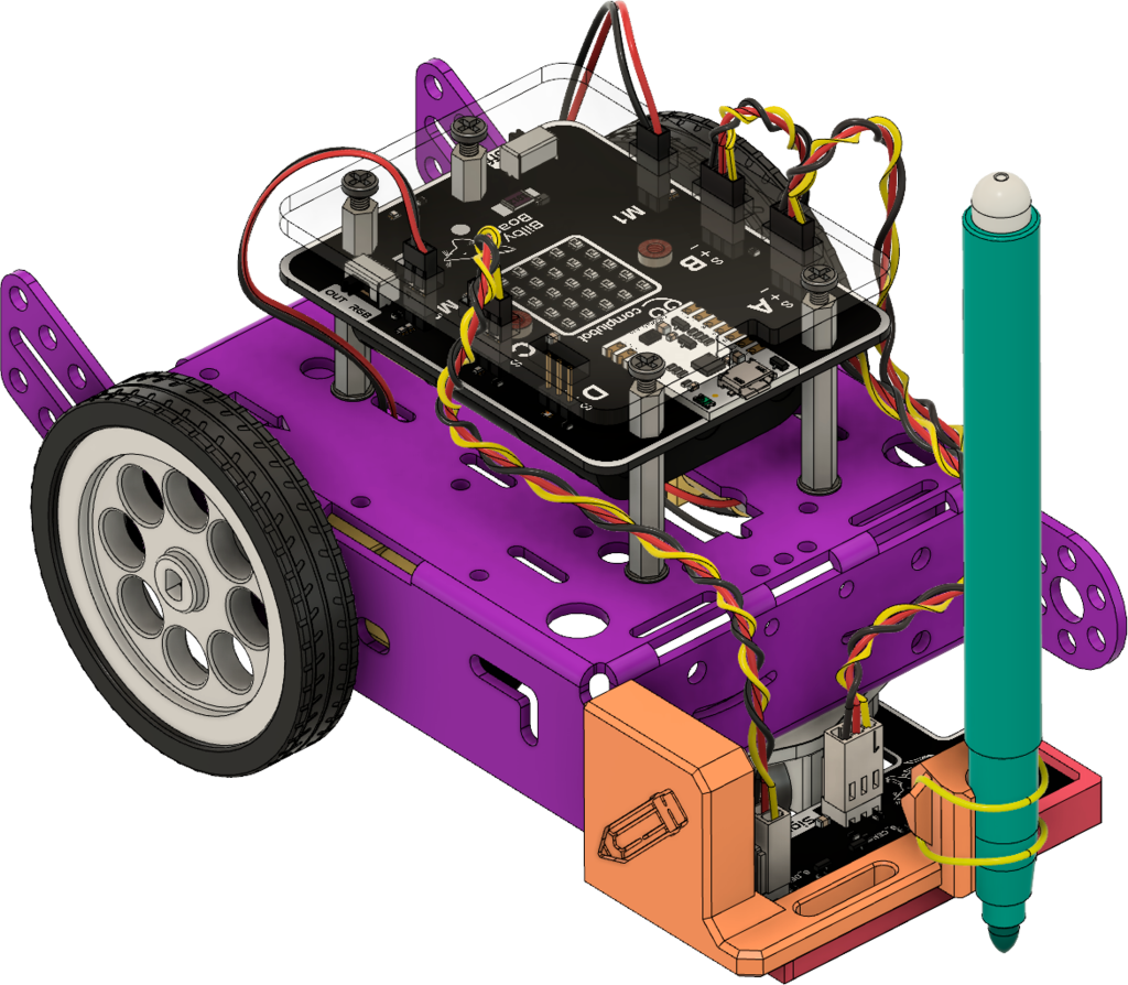 bilby bolígrafo soporte by calmará pasatiempo bricolaje diy robótica desmoronarse educación educativo lápiz portalápiz titular pluma robot caucho banda elástica 3D print model - Mito3D