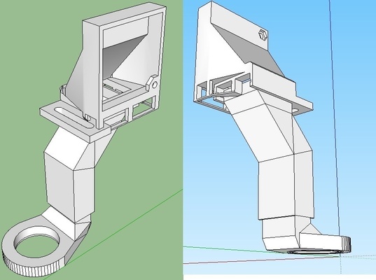 modulaire tour refroidissement orque v030 040 remixé by chrisu02 3d imprimante accessoires canal ventilateur orcav03v04hotendcooling 3d print model - Mito3D