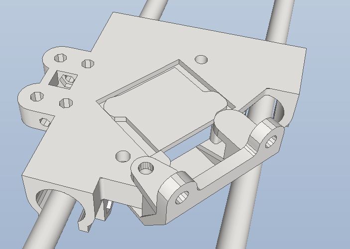 unix carrier prusa yeniden karıştırılmış by chrisu02 3d yazıcı parçalar taşıma j head mendel parts orca evrensel unix v9 3D print model - Mito3D