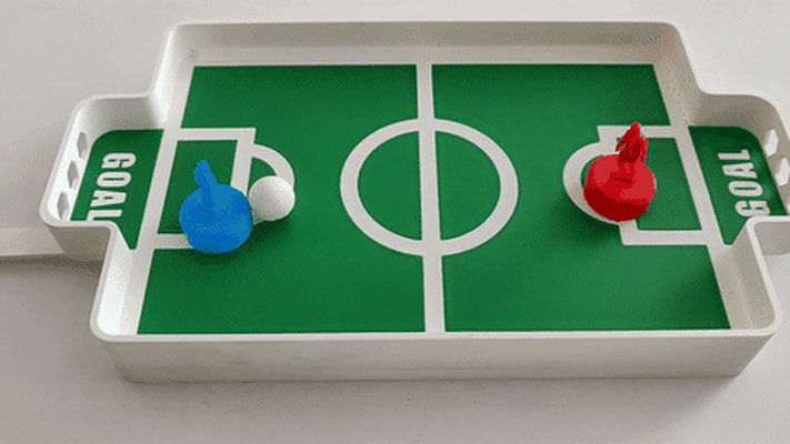 magnético tabela futebol 1vs1 by z3dartandtech brinquedos jogos borda bola diversão jogo mesa 3d print model - Mito3D