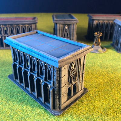 epic scale terrain librarium building by fractalnoise miniatures 40k epic40k epicscale imperium miniature tabletop warhammer40k 3d print model - Mito3D