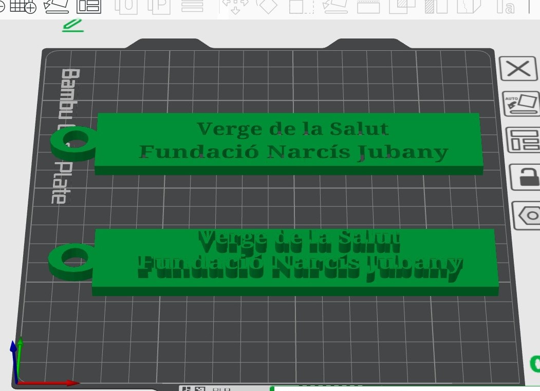 llavero cvs by jordiarumidelgado 3d impresora prueba modelos 3D print model - Mito3D