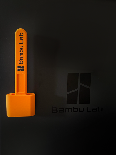 bambu raschietto remixare remixato by wireway3d 3d stampante accessori bambolotto titolare supporto bambubmod 3d print model - Mito3D