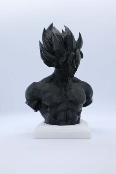 v2 goku busto actualizar ams color remezclado by tarik77 arte esculturas esfera dragón súper saiyajin dragon ball z goku hijo 3d print model - Mito3D
